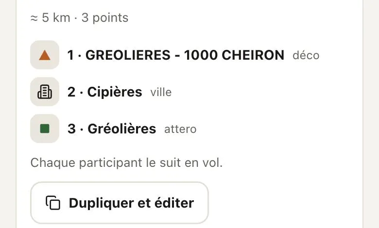 Capture de l'étape 5 : Propose un plan (Données de démonstration)