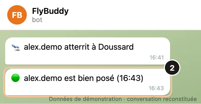 Screenshot of step 2: Your friends see your answer (Demo data)