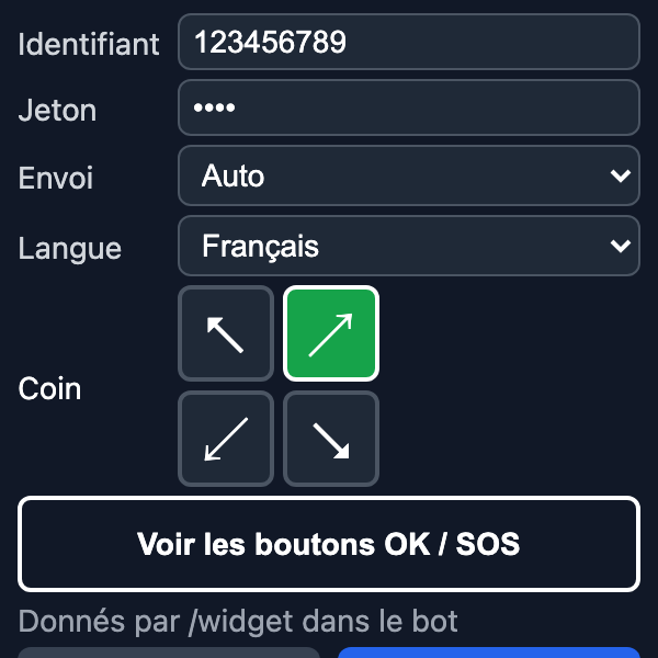 Réglages ⚙