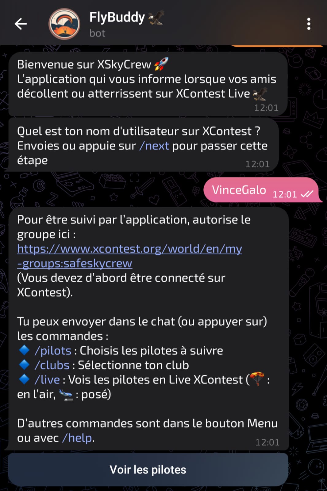 Démarrer